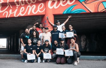 Parque Mirador Sur exhibe nuevo mural en honor a Thimo Pimentel