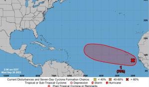 Onda tropical en el Atlántico podría convertirse en ciclón tropical