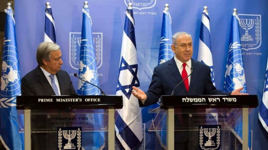 Netanyahu exige a Guterres que la ONU cambie su postura hacia Israel