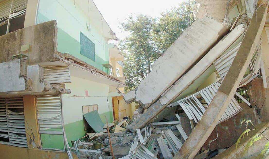 Destrucción del terremoto de Puerto Plata.