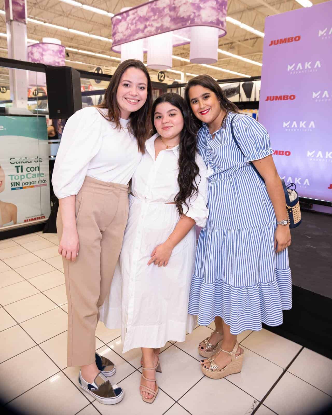 Diana Bonetti, Grace Herrera y María Sella.
