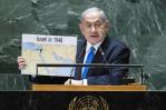 Netanyahu dice en la ONU que hay que someter a Irán a una verdadera amenaza nuclear