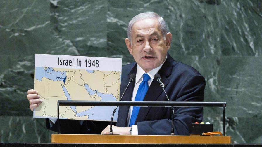 Netanyahu dice en la ONU que hay que someter a Irán a una verdadera amenaza nuclear