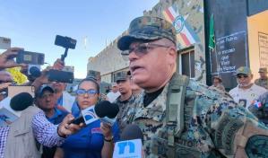 Jefe del Ejército recorre la frontera con Haití por Dajabón y asegura todo está en calma