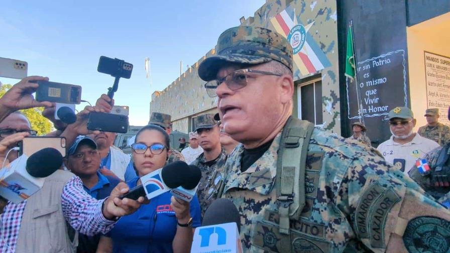 Jefe del Ejército recorre la frontera con Haití por Dajabón y asegura todo está en calma