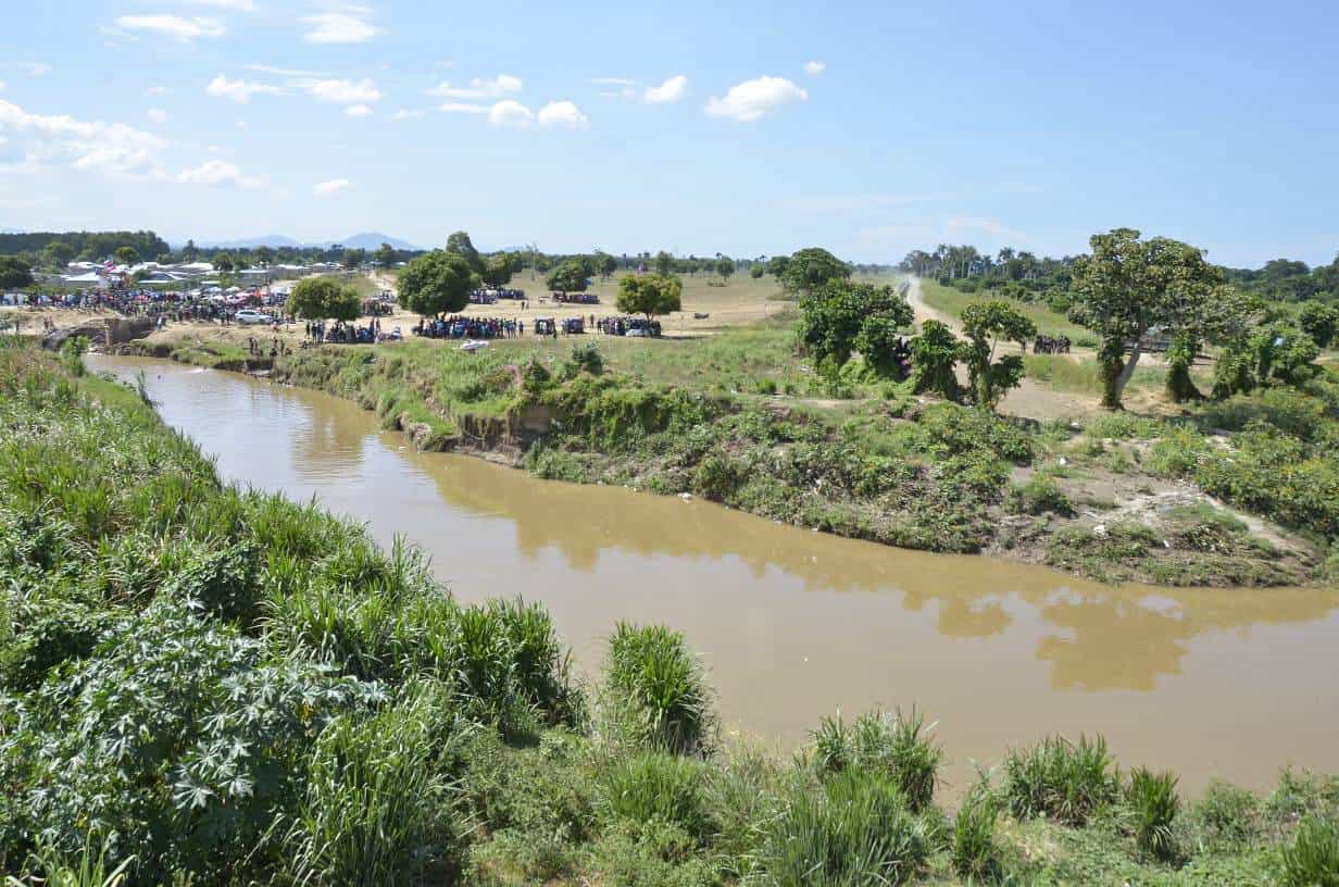 Imagen del río Masacre tomada desde el lado dominicano por fotorreportero de Diario Libre.