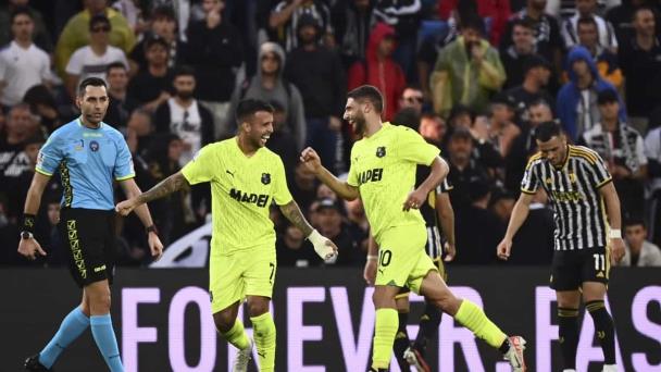 Juventus sufre primera derrota de la temporada; cae por 4-2 con el Sassuolo