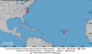 Se forma la depresión tropical número 17 sobre el Atlántico