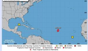 La tormenta tropical Philippe se mantiene en el centro del Atlántico