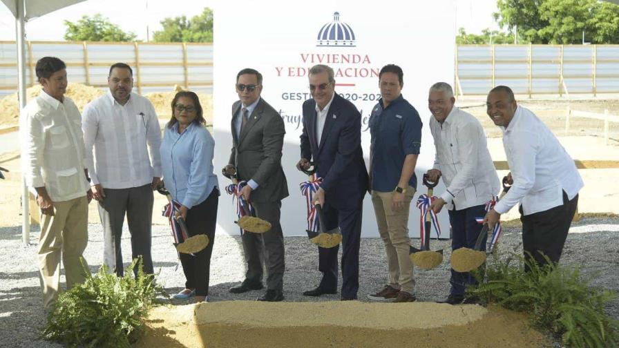Luis Abinader y Henry Molina dejan iniciada la construcción de la Ciudad Judicial de Santo Domingo Oeste