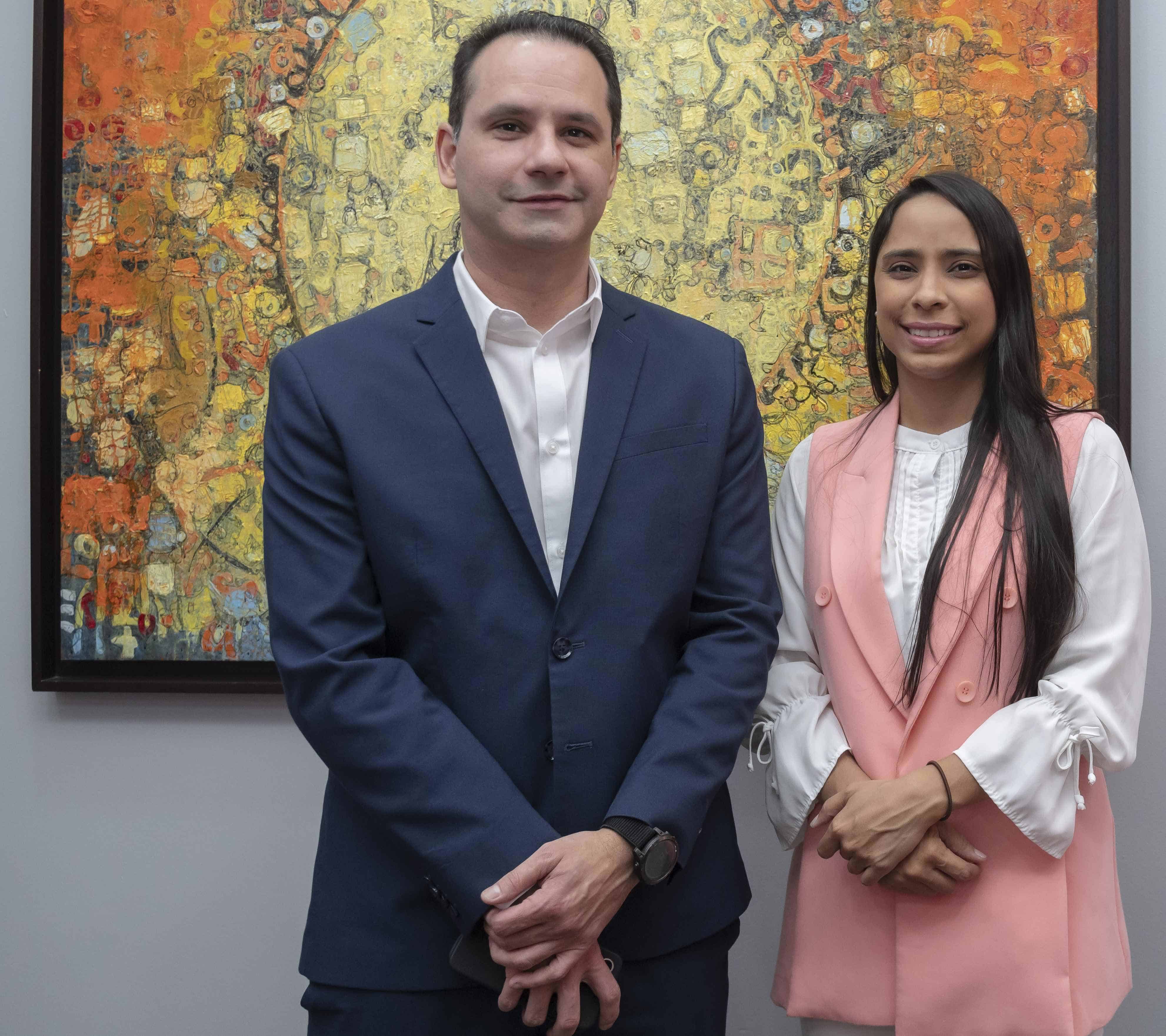 Jason Pichardo y Alba Lantigua.