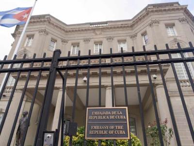 Imágenes del ataque terrorista a Embajada de Cuba en EEUU