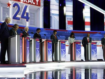 Candidatos que clasificaron para segundo debate republicano