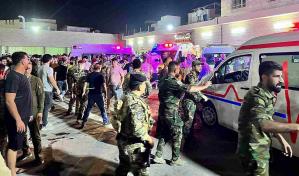 Al menos un centenar de muertos por un incendio durante una boda en Irak