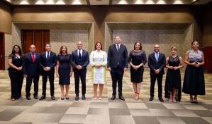 Adompretur juramenta directiva 2023-2025 encabezada por  Yenny Polanco Lovera