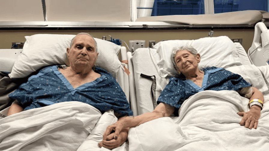 Pareja casada durante 69 años pasó sus últimos días junta tomada de la mano en el hospital