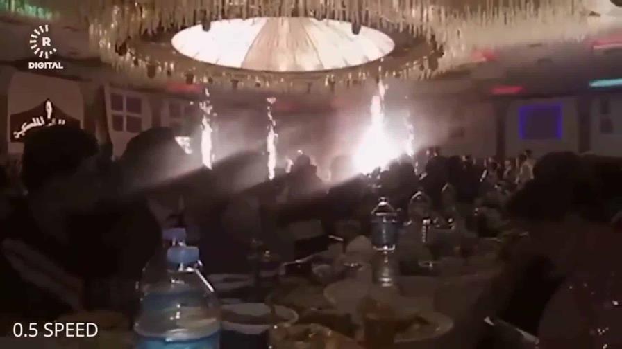 Fuegos artificiales habrían desencadenado incendio que dejó al menos 100 muertos en boda en Irak