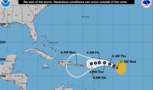 Tormenta Philippe en ruta hacia RD; se debilitaría a depresión tropical