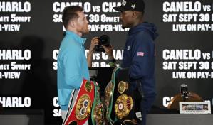 Canelo Álvarez expone cetro unificado ante Charlo
