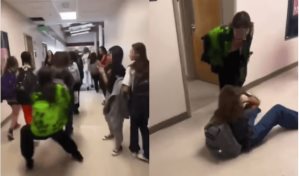 Chica trans golpea brutalmente a una compañera en una escuela de Oregón