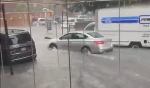 Nueva York amanece bajo agua y con alerta de inundaciones peligrosas