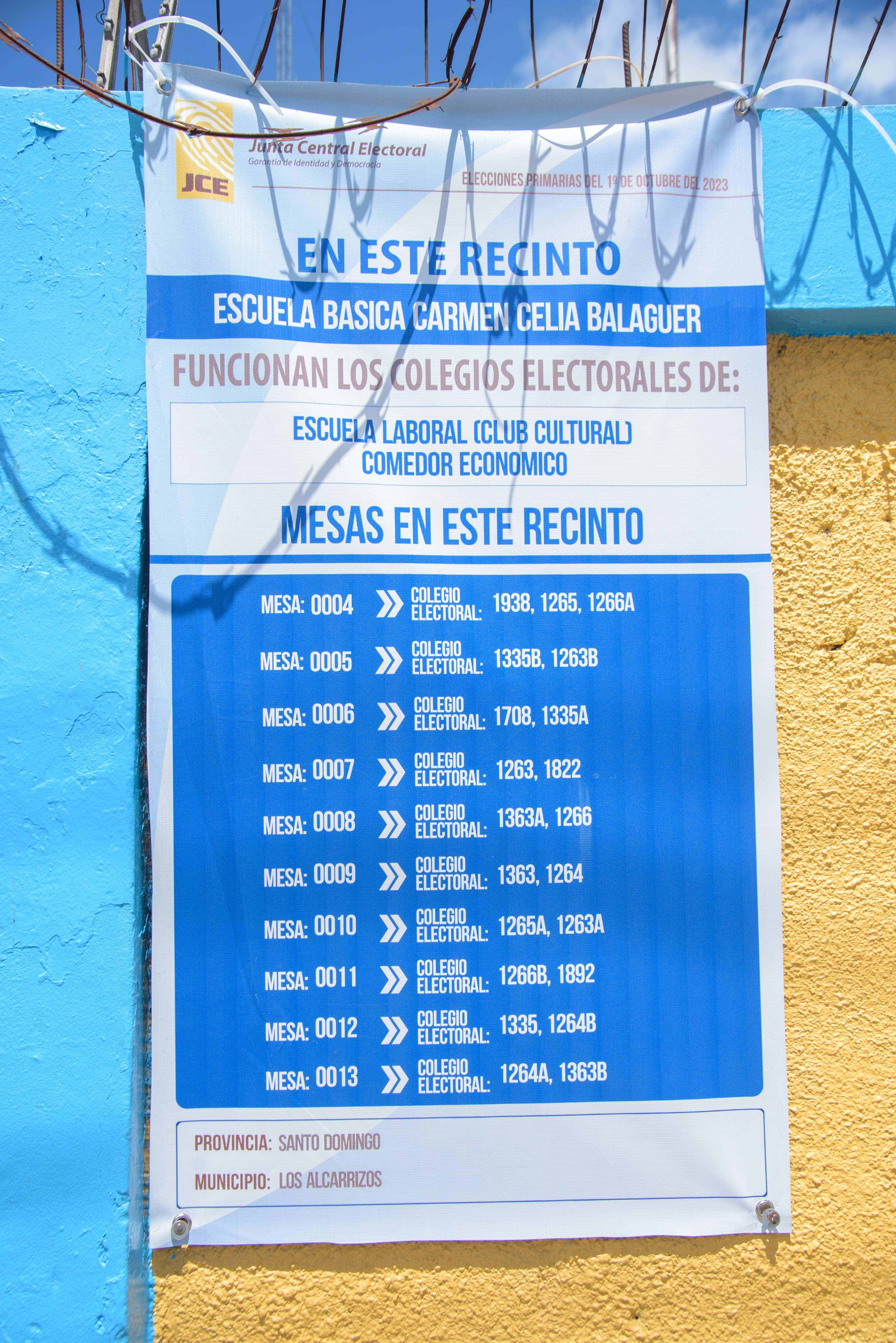 Uno de los recistos electorales que será utilizado en las primarias internas del PRM.