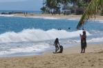 Desaparece joven arrastrado por las olas de la playa Arroyo Salado, de Nagua