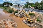 Detalles técnicos de las obras hidráulicas para contrarrestar canal en río Masacre
