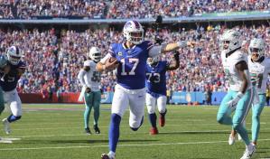 Con un Josh Allen, Bills aplastan a Dolphins, sus rivales de división
