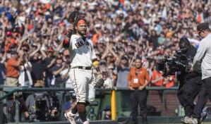 Hernández sonó jonrón de 3 carreras, Dodgers vencen 5-2 a Gigantes, en posible despedida de Crawford