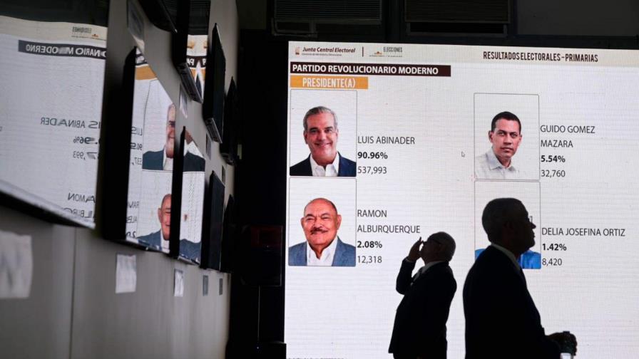Abinader continúa en la delantera de las primarias del PRM con más de 738,749 votos