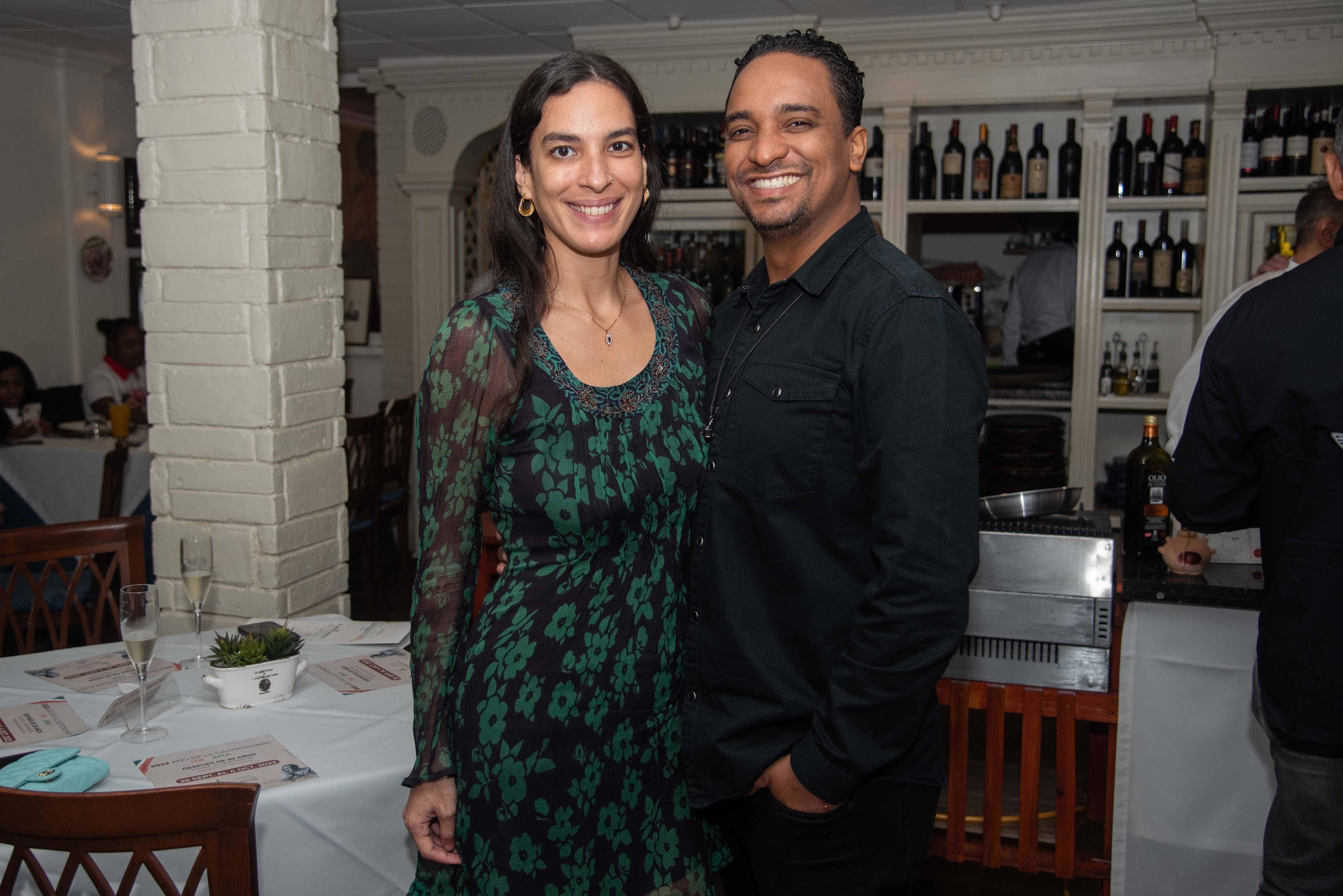 Gloria Ramírez y Wilson Betances.