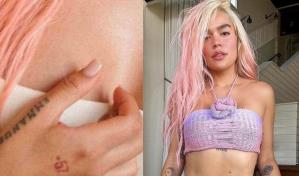 Karol G cubre el tatuaje de Anuel AA