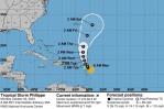 La tormenta Philippe provocará fuertes lluvias en las islas Antigua y Barbuda La tormenta Philippe provocará fuertes lluvias en las islas Antigua y Barbuda