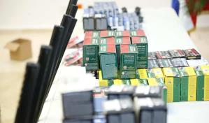 Aduanas decomisa más de 2.2 millones de municiones ilícitas en los últimos 37 meses