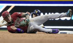 Ketel Marte jonroneó y los Diamondbacks pegan primero a Cerveceros