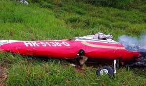 Accidente de una avioneta en el centro de Colombia deja dos muertos