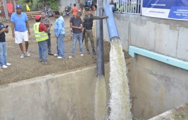 Ponen en operación a modo de prueba el canal de riego La Vigía en Dajabón 