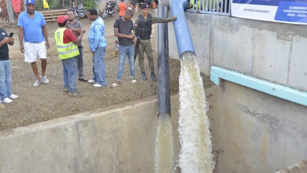 Ponen en operación a modo de prueba el canal de riego La Vigía en Dajabón