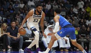 Towns abre pretemporada de la NBA en Abu Dhabi con 20 puntos y victoria de Wolves