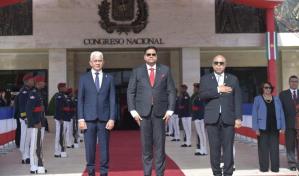 Congreso Nacional recibe al presidente de Surinam