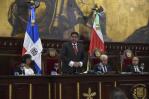 Presidente de Surinam promete envío de tropas a Haití en visita al Congreso dominicano Presidente de Surinam promete envío de tropas a Haití en visita al Congreso dominicano