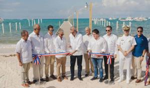 Presidente Abinader inauguró muelle del Club Náutico de Santo Dominigo en Cabeza de Toro