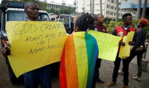 Cientos de personas protestan en Nairobi contra la comunidad LGBTIQ
