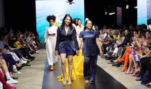 Vestir a la mujer ejecutiva moderna, la propuesta de Lorenny Solano en RD Fashion Week
