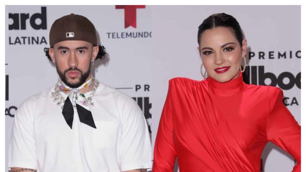 El incómodo momento de Maite Perroni con Bad Bunny en los Premios Billboard que quedó captado