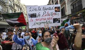 Centenares de personas se manifiestan en Madrid en apoyo a Palestina y en contra de Israel