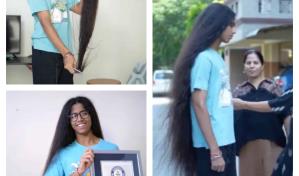 Joven de 15 a&ntilde;os bate el r&eacute;cord del pelo m&aacute;s largo del mundo