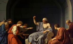 Fragmento del diálogo de Ion y Sócrates, escrito por Platón