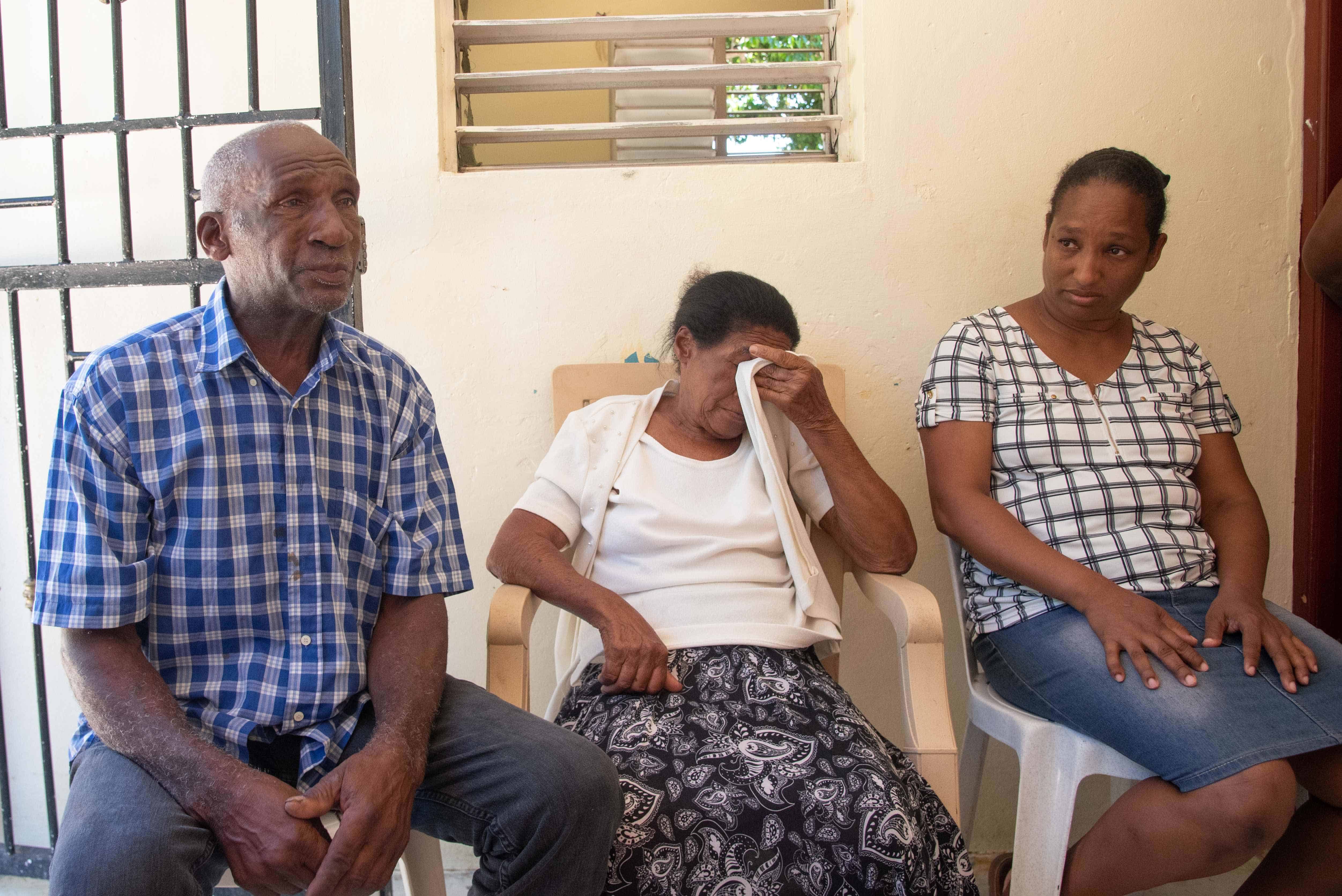 Familiares de Juan Mateo&nbsp;